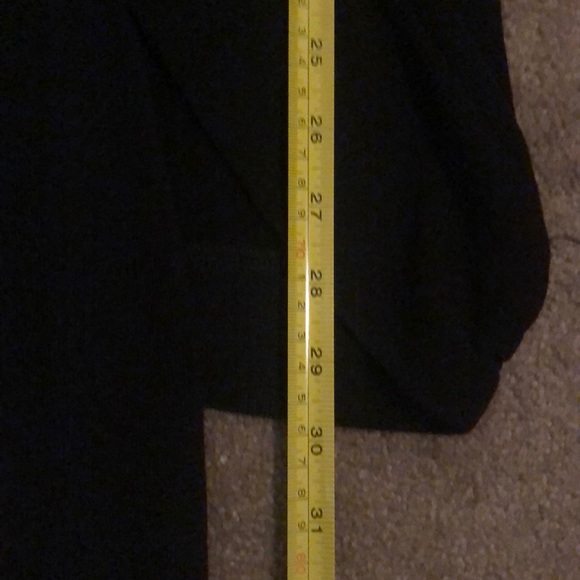 Front Tie Black Cardigan with Design 🖤 - Picture 7 of 7